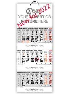 Postage Saver Tri-Monthly Export Calendar 601PS