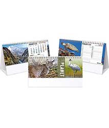 C72 Wild Planet Desk Reeve Advertising Calendar
